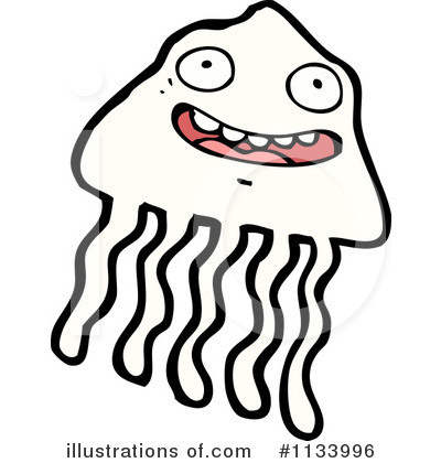 Royalty-Free (RF) Jellyfish Clipart Illustration by lineartestpilot - Stock Sample #1133996