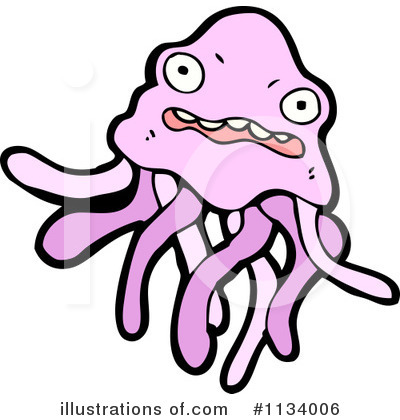 Royalty-Free (RF) Jellyfish Clipart Illustration by lineartestpilot - Stock Sample #1134006