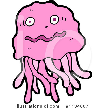 Royalty-Free (RF) Jellyfish Clipart Illustration by lineartestpilot - Stock Sample #1134007