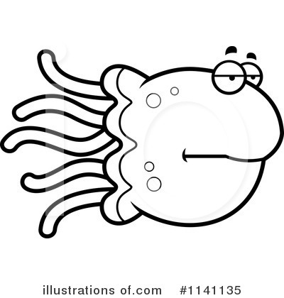 Royalty-Free (RF) Jellyfish Clipart Illustration by Cory Thoman - Stock Sample #1141135