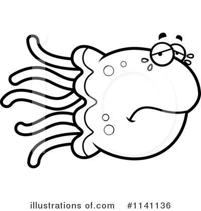Royalty-Free (RF) Jellyfish Clipart Illustration by Cory Thoman - Stock Sample #1141136