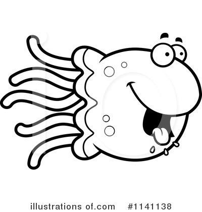 Royalty-Free (RF) Jellyfish Clipart Illustration by Cory Thoman - Stock Sample #1141138