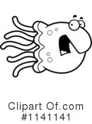 Jellyfish Clipart #1141141 by Cory Thoman