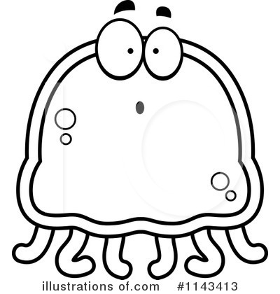 Royalty-Free (RF) Jellyfish Clipart Illustration by Cory Thoman - Stock Sample #1143413