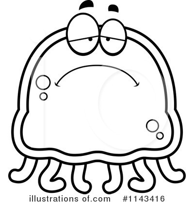 Royalty-Free (RF) Jellyfish Clipart Illustration by Cory Thoman - Stock Sample #1143416