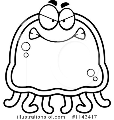 Royalty-Free (RF) Jellyfish Clipart Illustration by Cory Thoman - Stock Sample #1143417