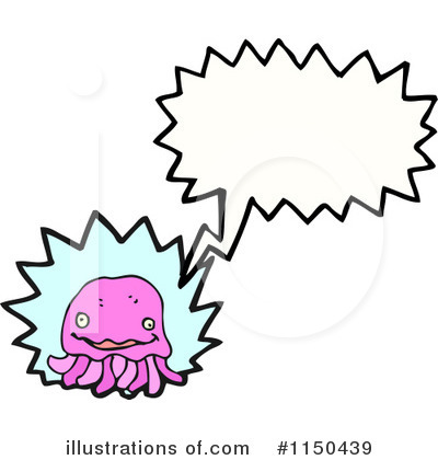 Royalty-Free (RF) Jellyfish Clipart Illustration by lineartestpilot - Stock Sample #1150439