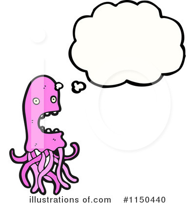 Royalty-Free (RF) Jellyfish Clipart Illustration by lineartestpilot - Stock Sample #1150440