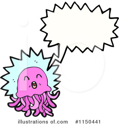 Royalty-Free (RF) Jellyfish Clipart Illustration by lineartestpilot - Stock Sample #1150441