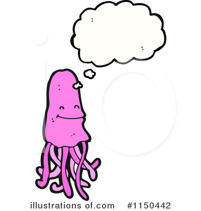 Royalty-Free (RF) Jellyfish Clipart Illustration by lineartestpilot - Stock Sample #1150442