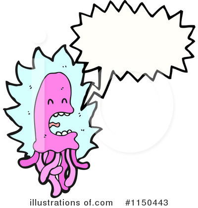 Royalty-Free (RF) Jellyfish Clipart Illustration by lineartestpilot - Stock Sample #1150443