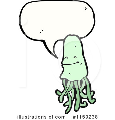 Royalty-Free (RF) Jellyfish Clipart Illustration by lineartestpilot - Stock Sample #1159238
