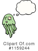 Jellyfish Clipart #1159244 by lineartestpilot