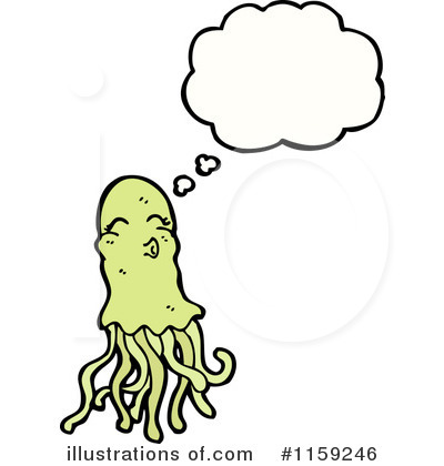 Royalty-Free (RF) Jellyfish Clipart Illustration by lineartestpilot - Stock Sample #1159246