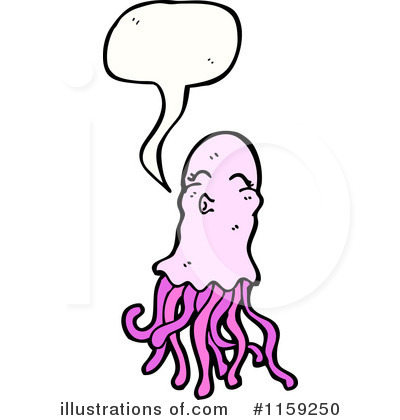 Royalty-Free (RF) Jellyfish Clipart Illustration by lineartestpilot - Stock Sample #1159250