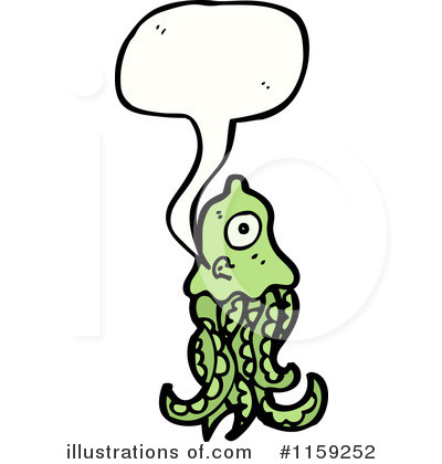 Royalty-Free (RF) Jellyfish Clipart Illustration by lineartestpilot - Stock Sample #1159252
