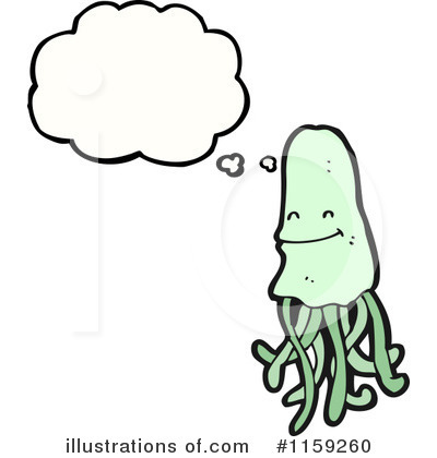 Royalty-Free (RF) Jellyfish Clipart Illustration by lineartestpilot - Stock Sample #1159260