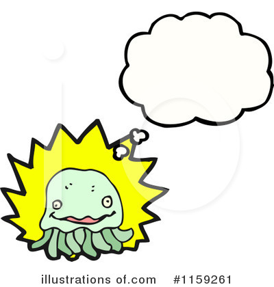 Royalty-Free (RF) Jellyfish Clipart Illustration by lineartestpilot - Stock Sample #1159261
