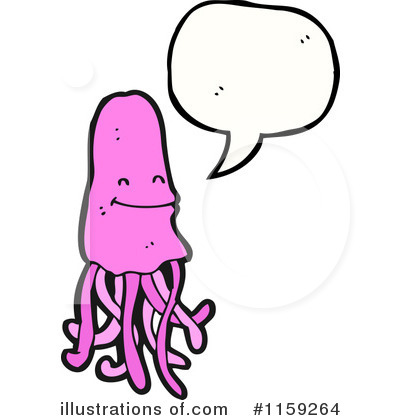 Royalty-Free (RF) Jellyfish Clipart Illustration by lineartestpilot - Stock Sample #1159264