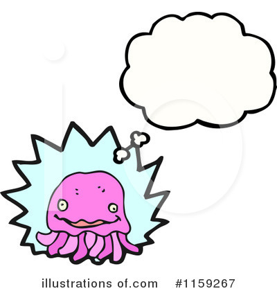 Royalty-Free (RF) Jellyfish Clipart Illustration by lineartestpilot - Stock Sample #1159267