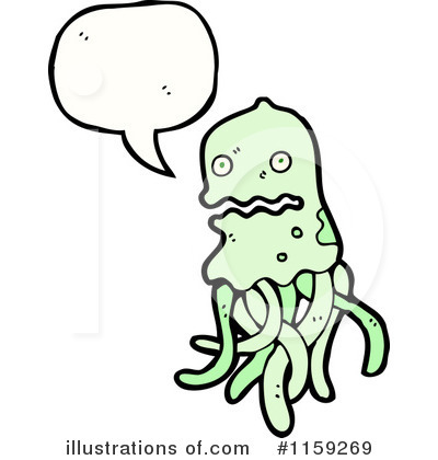 Royalty-Free (RF) Jellyfish Clipart Illustration by lineartestpilot - Stock Sample #1159269