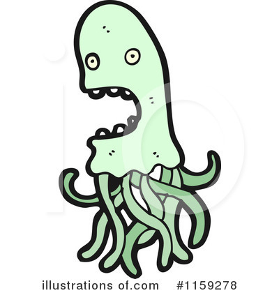 Royalty-Free (RF) Jellyfish Clipart Illustration by lineartestpilot - Stock Sample #1159278