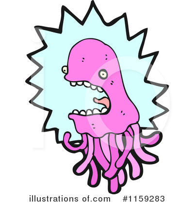Royalty-Free (RF) Jellyfish Clipart Illustration by lineartestpilot - Stock Sample #1159283
