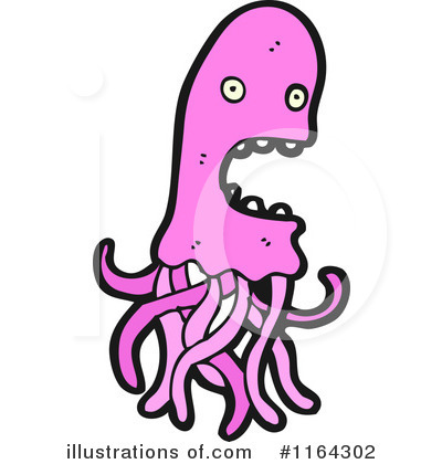 Royalty-Free (RF) Jellyfish Clipart Illustration by lineartestpilot - Stock Sample #1164302