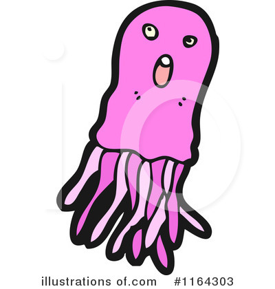Royalty-Free (RF) Jellyfish Clipart Illustration by lineartestpilot - Stock Sample #1164303