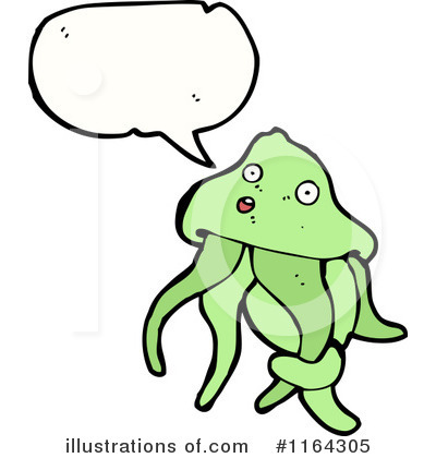 Royalty-Free (RF) Jellyfish Clipart Illustration by lineartestpilot - Stock Sample #1164305