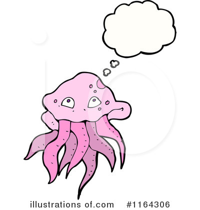 Royalty-Free (RF) Jellyfish Clipart Illustration by lineartestpilot - Stock Sample #1164306
