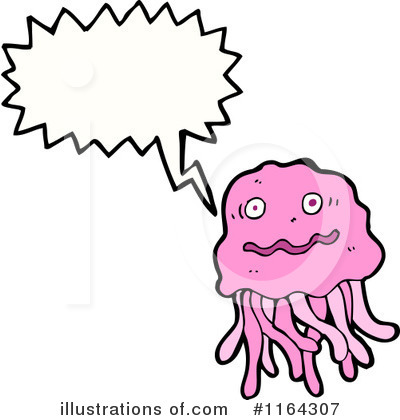 Royalty-Free (RF) Jellyfish Clipart Illustration by lineartestpilot - Stock Sample #1164307