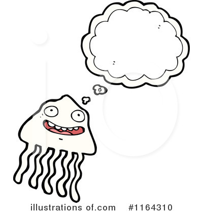 Royalty-Free (RF) Jellyfish Clipart Illustration by lineartestpilot - Stock Sample #1164310