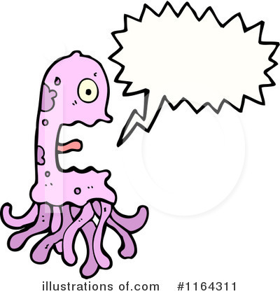 Royalty-Free (RF) Jellyfish Clipart Illustration by lineartestpilot - Stock Sample #1164311
