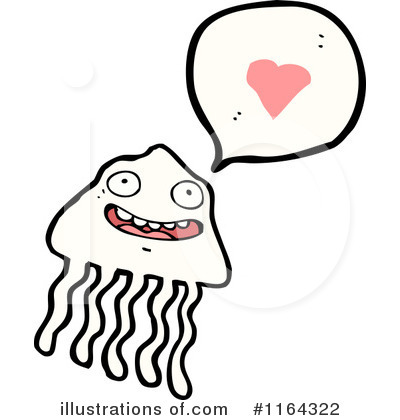 Royalty-Free (RF) Jellyfish Clipart Illustration by lineartestpilot - Stock Sample #1164322