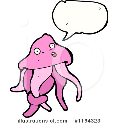 Royalty-Free (RF) Jellyfish Clipart Illustration by lineartestpilot - Stock Sample #1164323