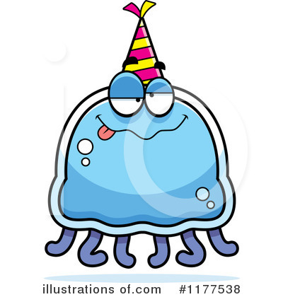 Royalty-Free (RF) Jellyfish Clipart Illustration by Cory Thoman - Stock Sample #1177538
