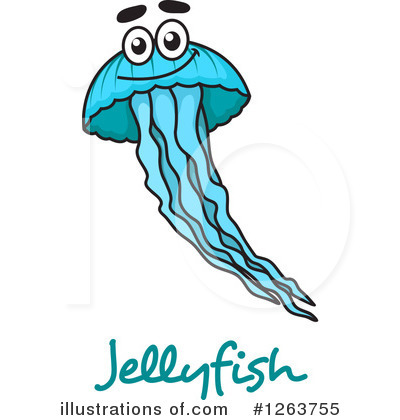 Royalty-Free (RF) Jellyfish Clipart Illustration by Vector Tradition SM - Stock Sample #1263755