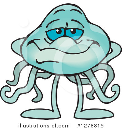 Royalty-Free (RF) Jellyfish Clipart Illustration by Dennis Holmes Designs - Stock Sample #1278815