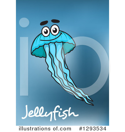 Royalty-Free (RF) Jellyfish Clipart Illustration by Vector Tradition SM - Stock Sample #1293534