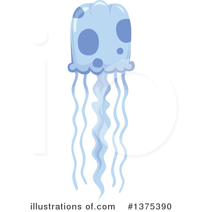 Royalty-Free (RF) Jellyfish Clipart Illustration by BNP Design Studio - Stock Sample #1375390