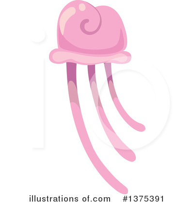 Royalty-Free (RF) Jellyfish Clipart Illustration by BNP Design Studio - Stock Sample #1375391