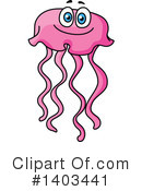 Jellyfish Clipart #1403441 by Vector Tradition SM