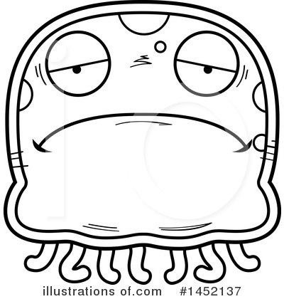 Royalty-Free (RF) Jellyfish Clipart Illustration by Cory Thoman - Stock Sample #1452137