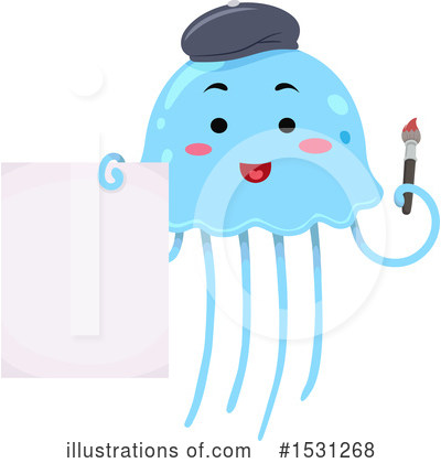 Royalty-Free (RF) Jellyfish Clipart Illustration by BNP Design Studio - Stock Sample #1531268