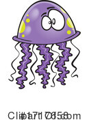 Jellyfish Clipart #1717658 by toonaday