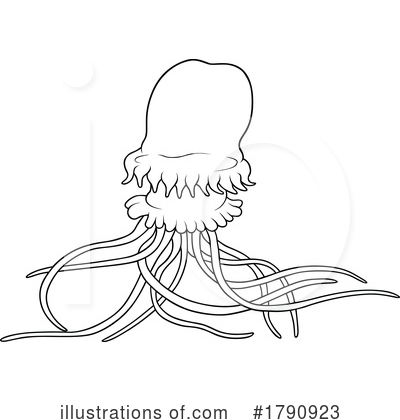 Royalty-Free (RF) Jellyfish Clipart Illustration by dero - Stock Sample #1790923