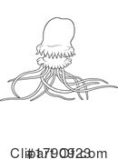 Jellyfish Clipart #1790923 by dero