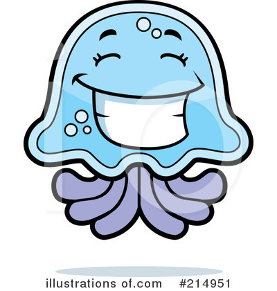 Royalty-Free (RF) Jellyfish Clipart Illustration by Cory Thoman - Stock Sample #214951