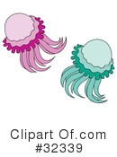 Jellyfish Clipart #32339 by Alex Bannykh